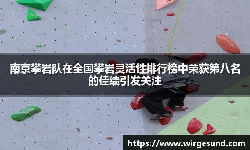 南京攀岩队在全国攀岩灵活性排行榜中荣获第八名的佳绩引发关注